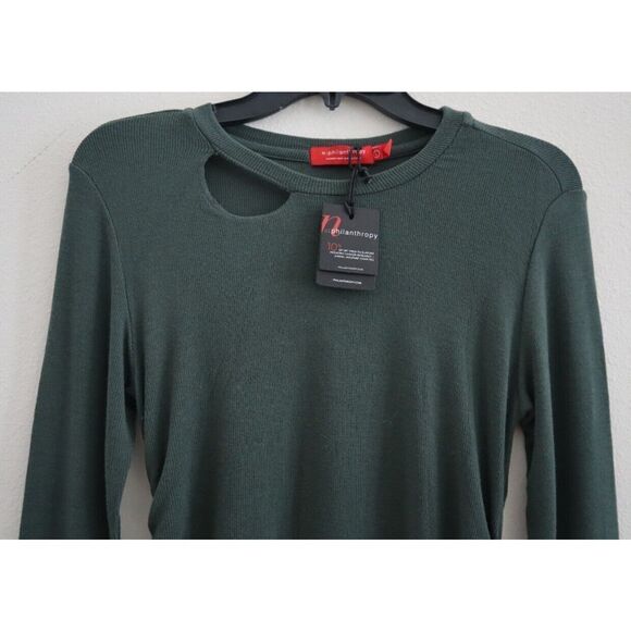 n:philanthropy 11307MPR00 Women's Sz Large Green Gavin L/S Pullover Shirt $108 - Picture 3 of 8